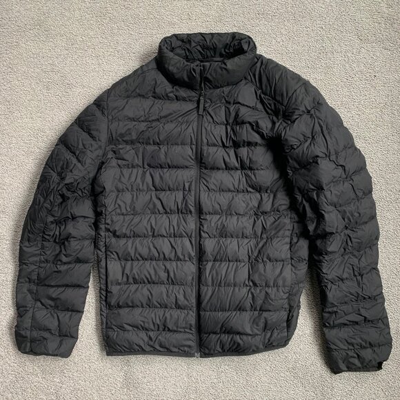 Uniqlo Ultra Light Down Puffer Black Mens Large - Picture 1 of 5